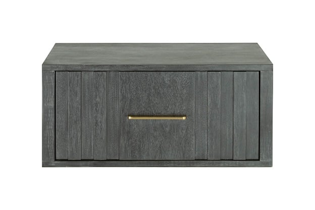 LA Furniture Manchester- Contemporary Dark Grey Nightstand VGWD-HLF2-BS1DRA Contemporary Style by Vig Furnitrue Number 79783 Catch Home Goods