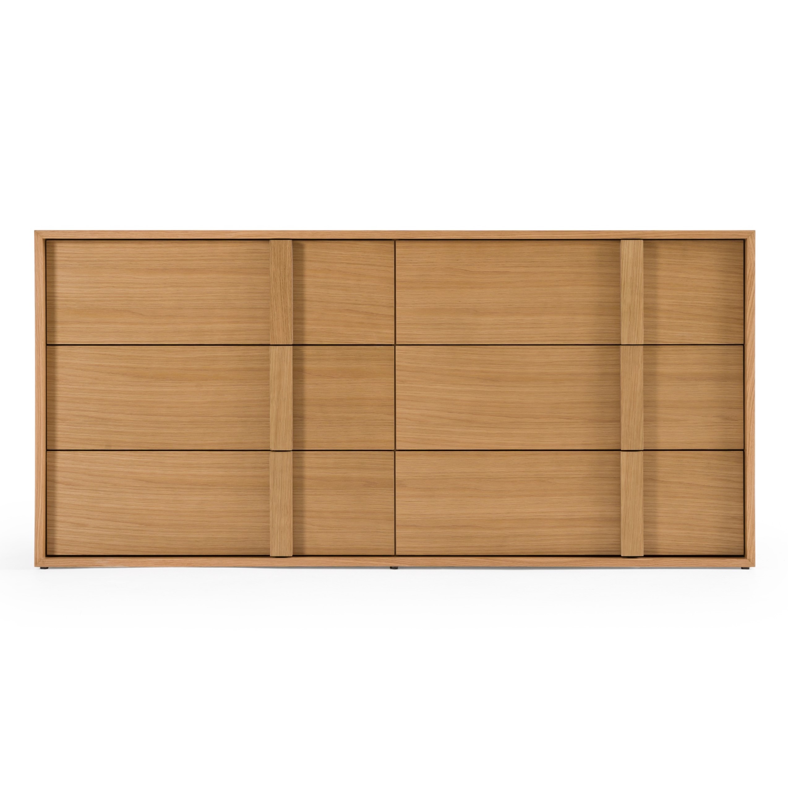 LA Furniture Berlin Modern Natural Oak Dresser VGMA-BR-92-1-DRS-NAT Contemporary Style by Vig Furnitrue Number 82496 Catch Home Goods
