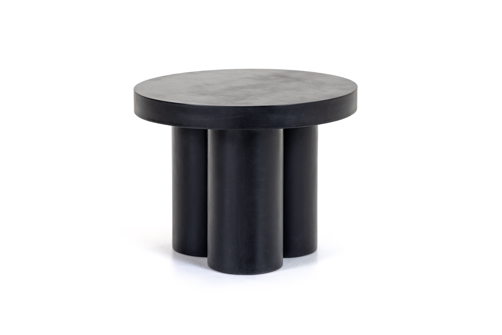 LA Furniture Bruni Modern Black Concrete End Table VGGR-623860-BLK Contemporary Style by Vig Furnitrue Number 81844 Catch Home Goods