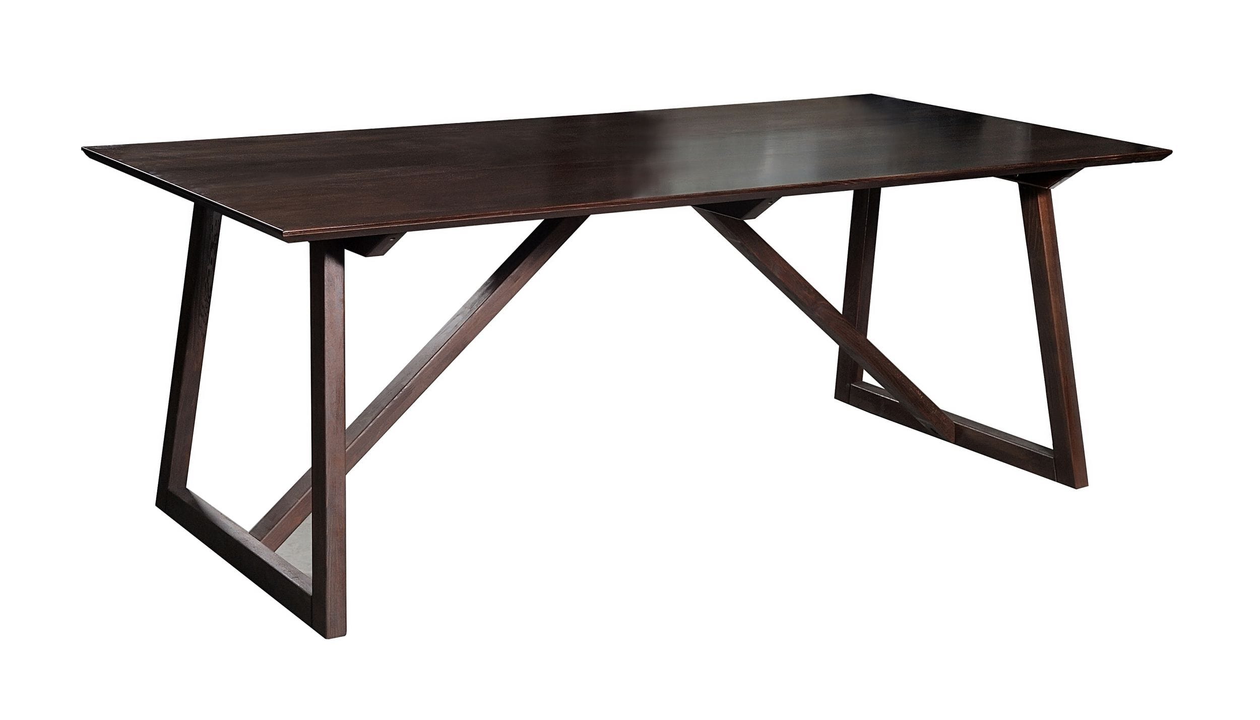LA Furniture Chrissy Modern Solid Walnut Beechwood Dining Table VGTSBLOOM-WAL-DT Contemporary Style by Vig Furnitrue Number 77828 Catch Home Goods