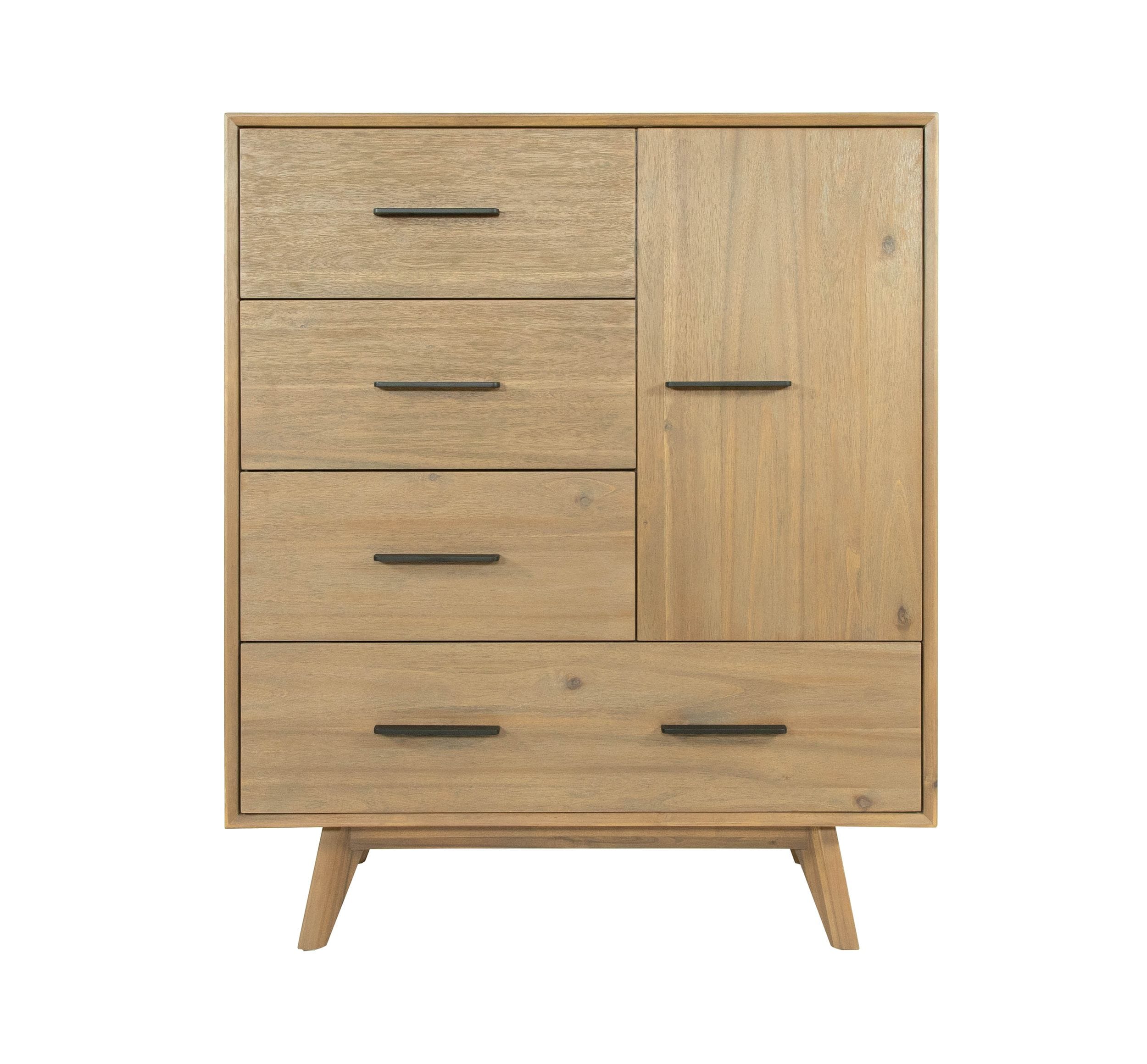 LA Furniture Claire Contemporary Walnut Chest VGWDWIN-TB04D01-CHEST Contemporary Style by Vig Furnitrue Number 78292|78292A Catch Home Goods