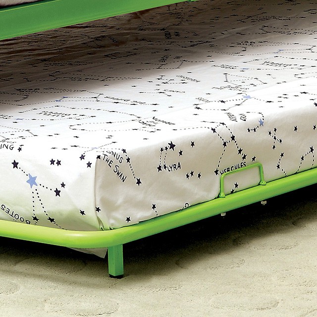 Furniture Of America Rainbow Contemporary Green Trundle Model CM-TR1032AG