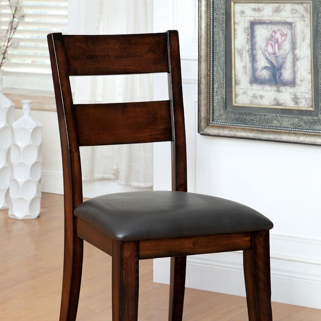 Furniture Of America Dickinson Transitional Dark Cherry Side Chair (2/Box) Model CM3187SC-2PK