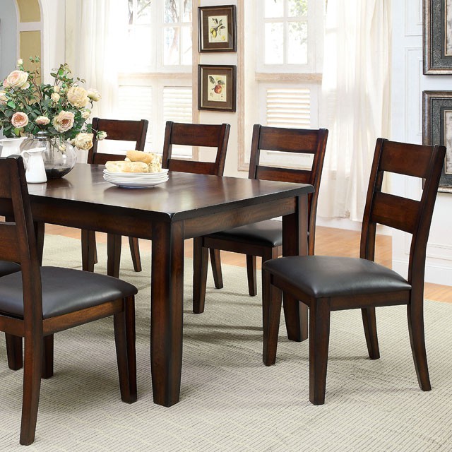 Furniture Of America Dickinson Transitional Dark Cherry Dining Table Model CM3187T