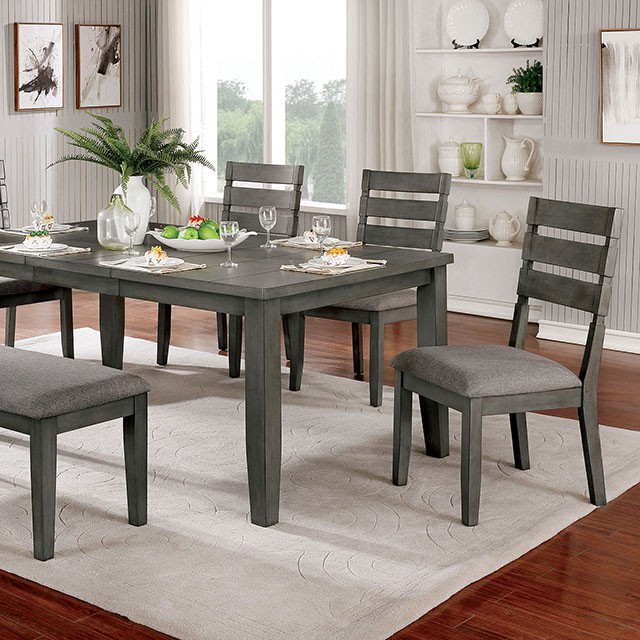 Furniture Of America Viana Transitional Gray/Light Gray Bench Model CM3716BN