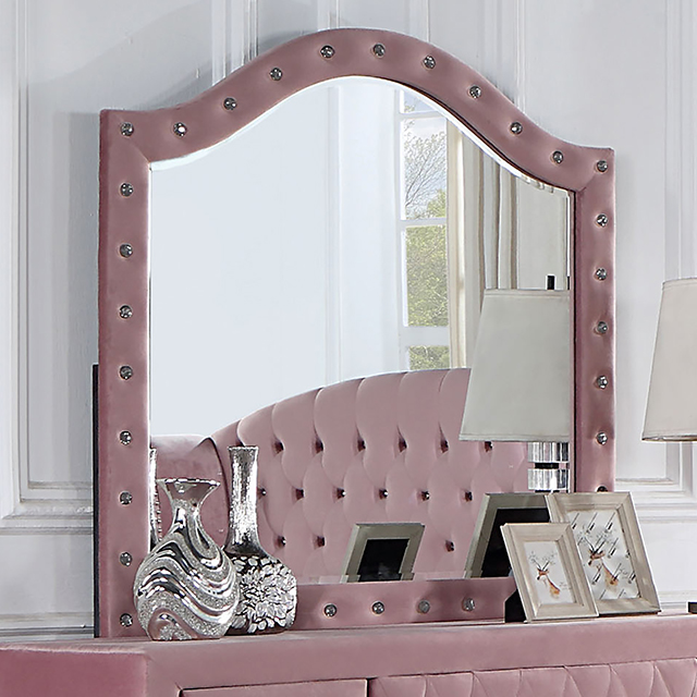 Furniture Of America Zohar Glam Pink Mirror Model CM7130PK-M