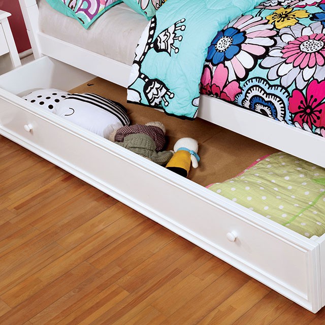 Furniture Of America Dani Transitional White Trundle Model CM7159WH-TR-VN