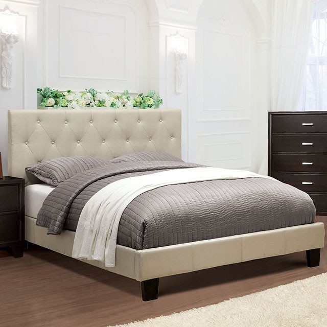 Furniture Of America Leeroy Transitional Ivory Bed Model CM7200IV-Twin Bed