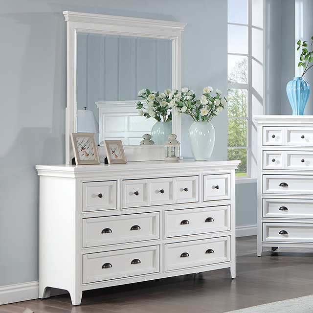 Furniture Of America Castile Transitional White Dresser Model CM7413WH-D