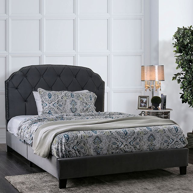 Furniture Of America Osnabrock Transitional Gray Bed Model CM7546-Twin Bed
