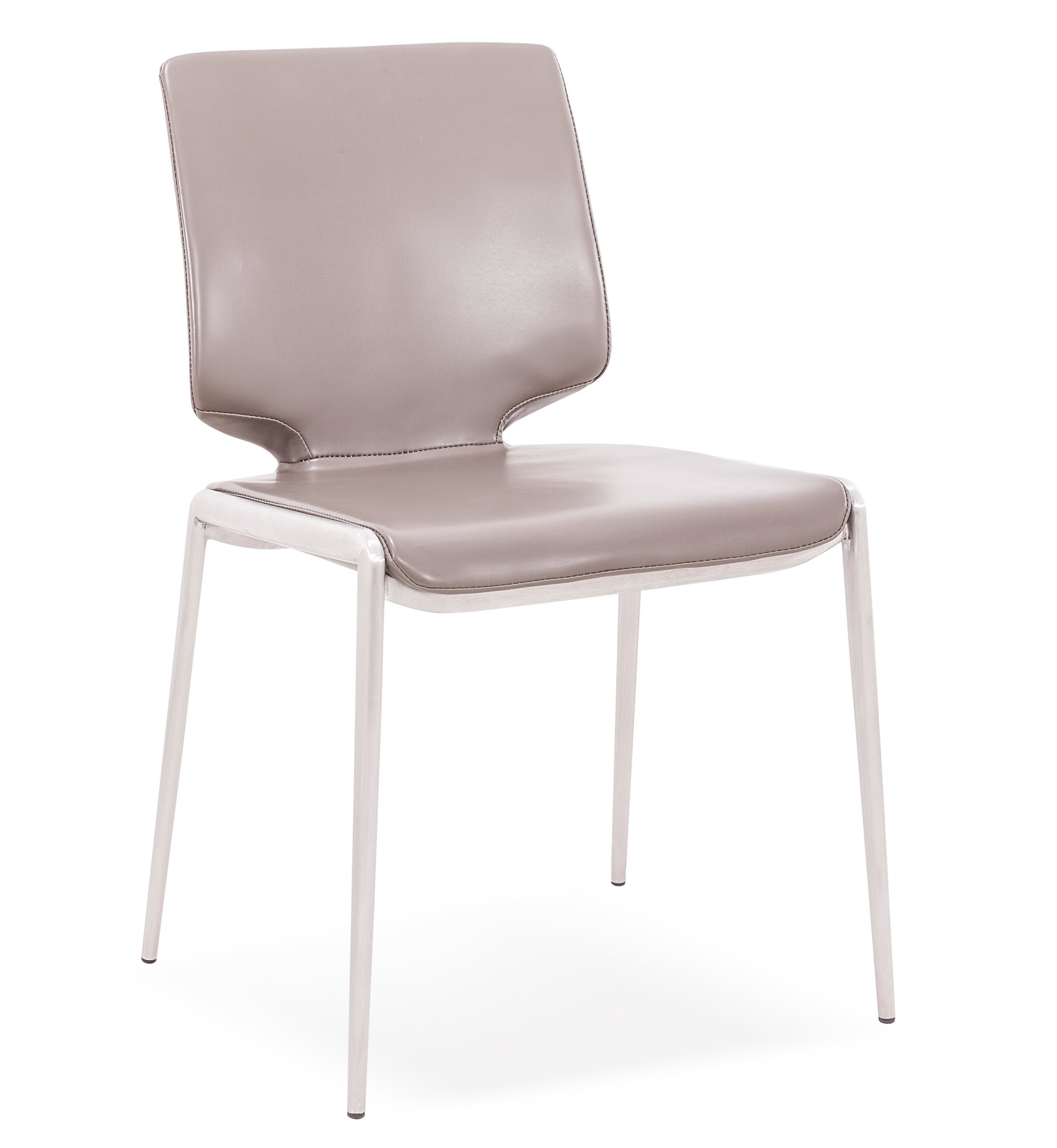 LA Furniture Eileen Modern Dark Grey Eco-Leather Dining Chair (Set of 2) VGHR3637-DKGRY-DC Contemporary Style by Vig Furnitrue Number 79585Z Catch Home Goods