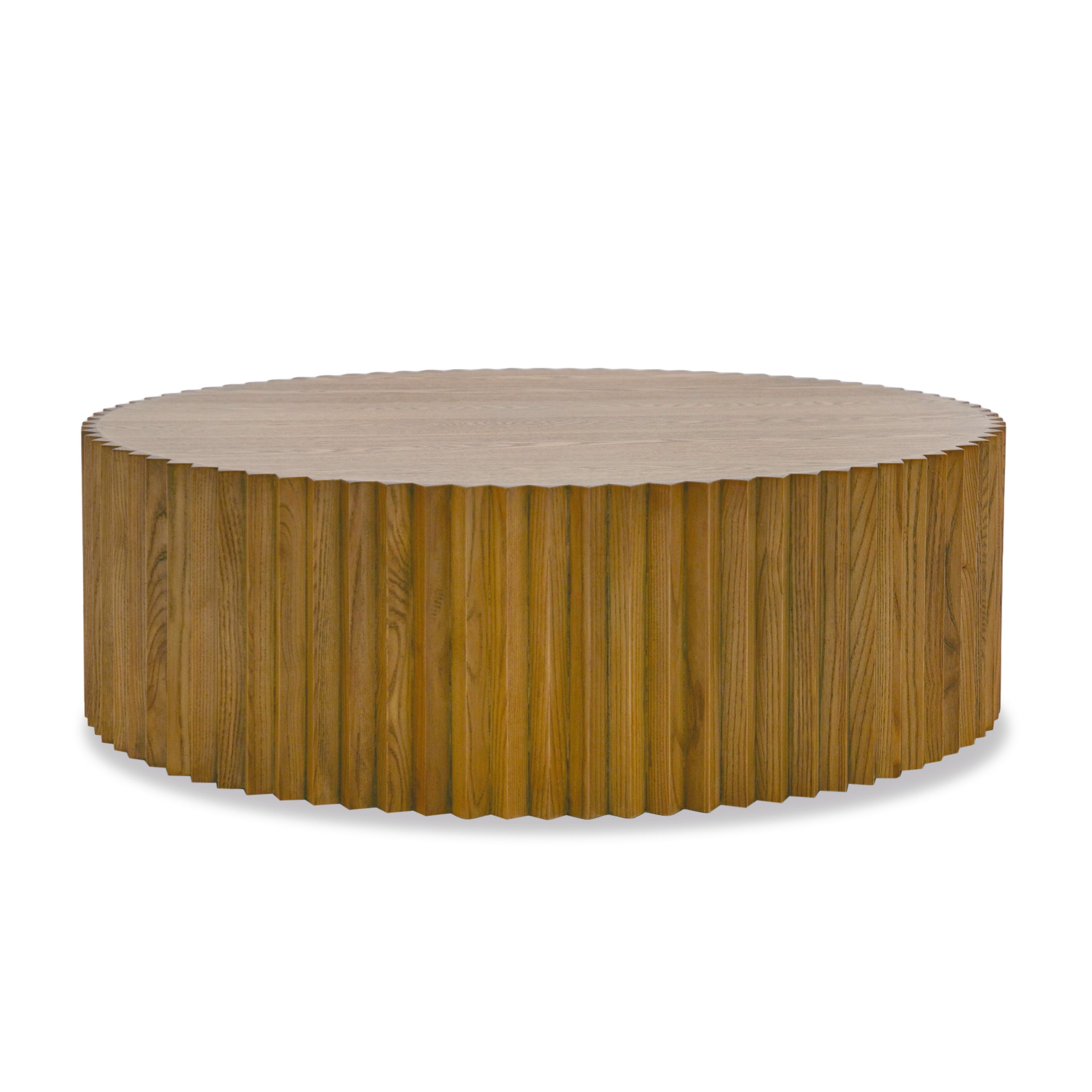 LA Furniture Espana Modern Walnut Round Coffee Table VGGMCT-1611V-CT Contemporary Style by Vig Furnitrue Number 81016 Catch Home Goods