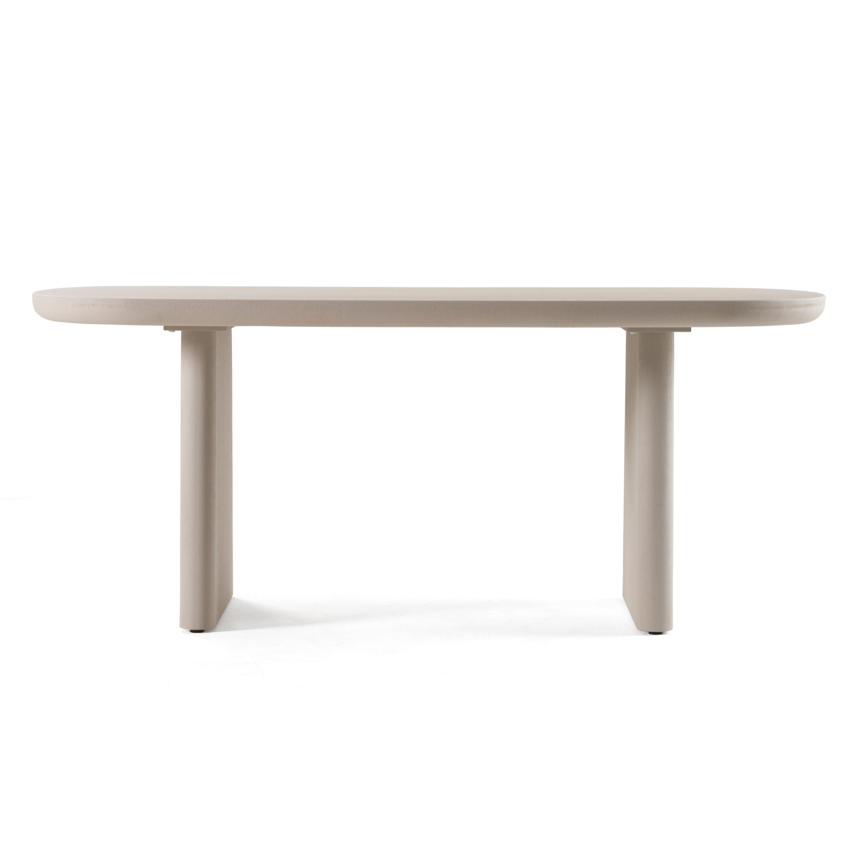 LA Furniture Evermore Modern Grey Faux Cement Oval Dining Table VGGM-1752-GRY Contemporary Style by Vig Furnitrue Number 81787 Catch Home Goods