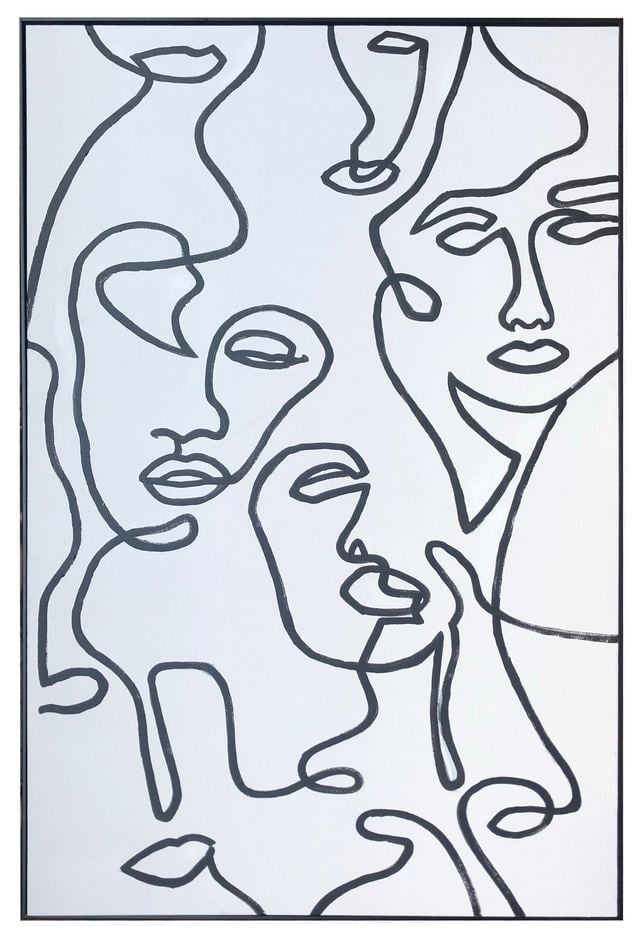 LA Furniture Face It Acrylic Painting VGSHVIG21004 Contemporary Style by Vig Furnitrue Number 79503 Catch Home Goods