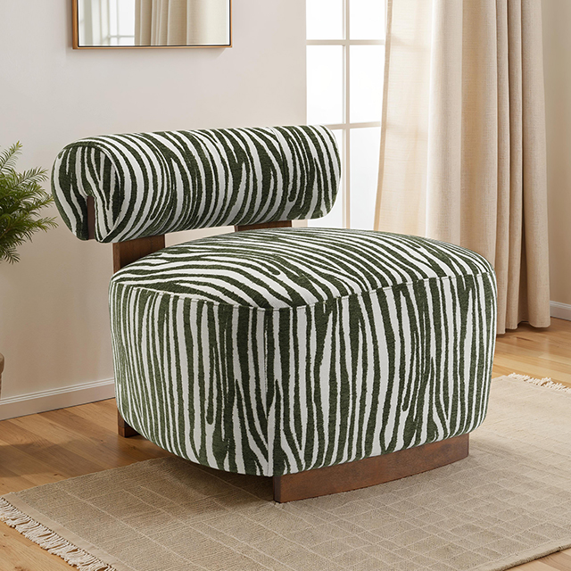 Furniture Of America Niobe Contemporary Green Accent Chair Model FM-AC6007GR