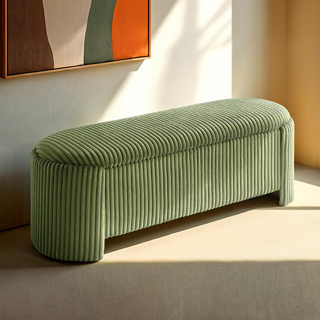 Furniture Of America Grainne Contemporary Green Storage Bench Model FM-AC8007GR
