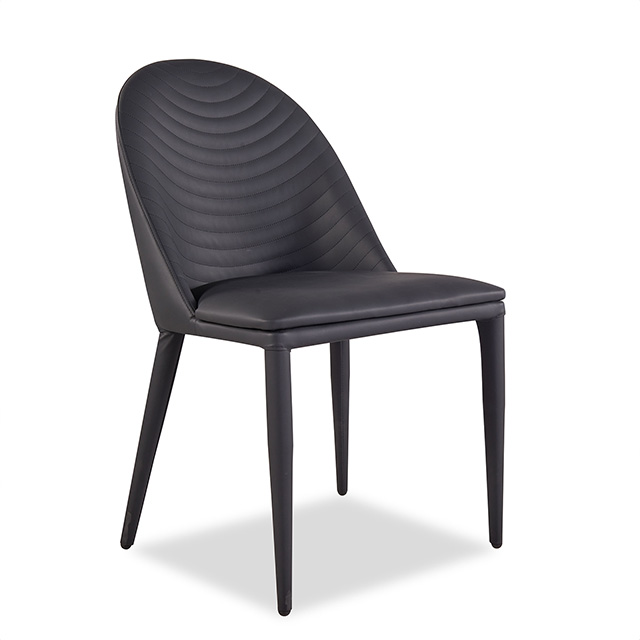 Furniture Of America Lenvik Contemporary Black/White Side Chair (2/Ctn) Model FM3700BK-SC-2PK