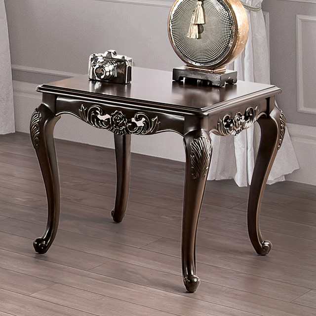 Furniture Of America Halcaster Traditional Java End Table Model FM45003E