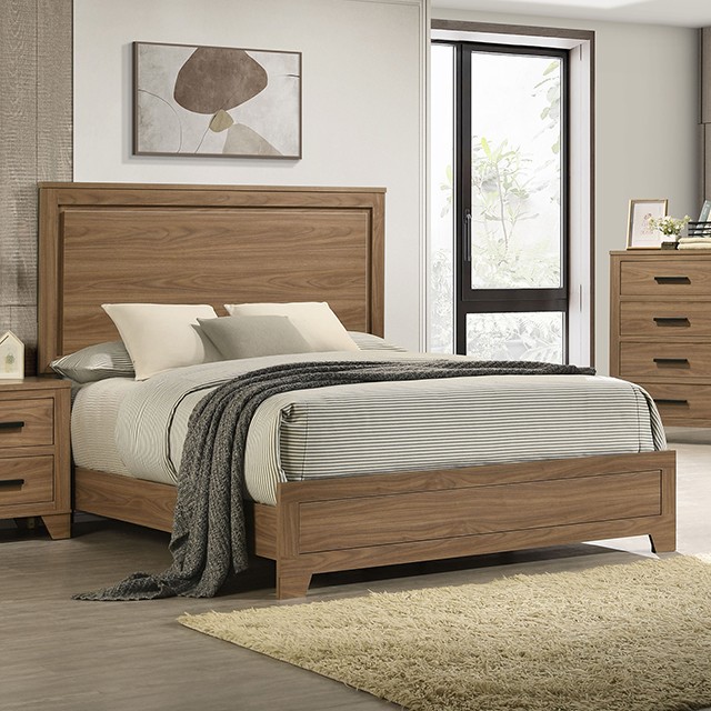 Furniture Of America Panelli Transitional Walnut Bed Model FM72017BR-Twin Bed