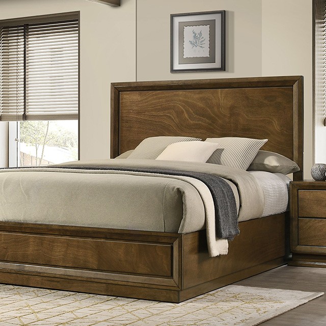 Furniture Of America Kirkham Transitional Walnut Bed Model FM7213WN-Twin Bed