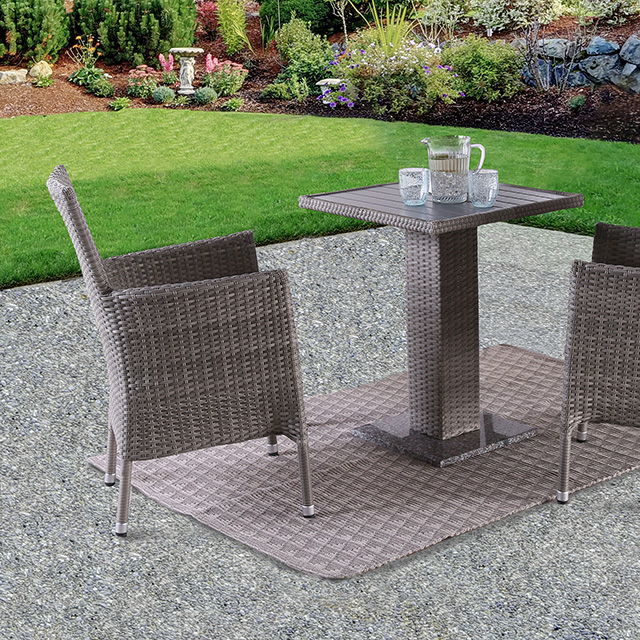 Furniture Of America Aminta Contemporary Gray Patio Bistro Set Model FM80004GY-3PC-06GY-Chair