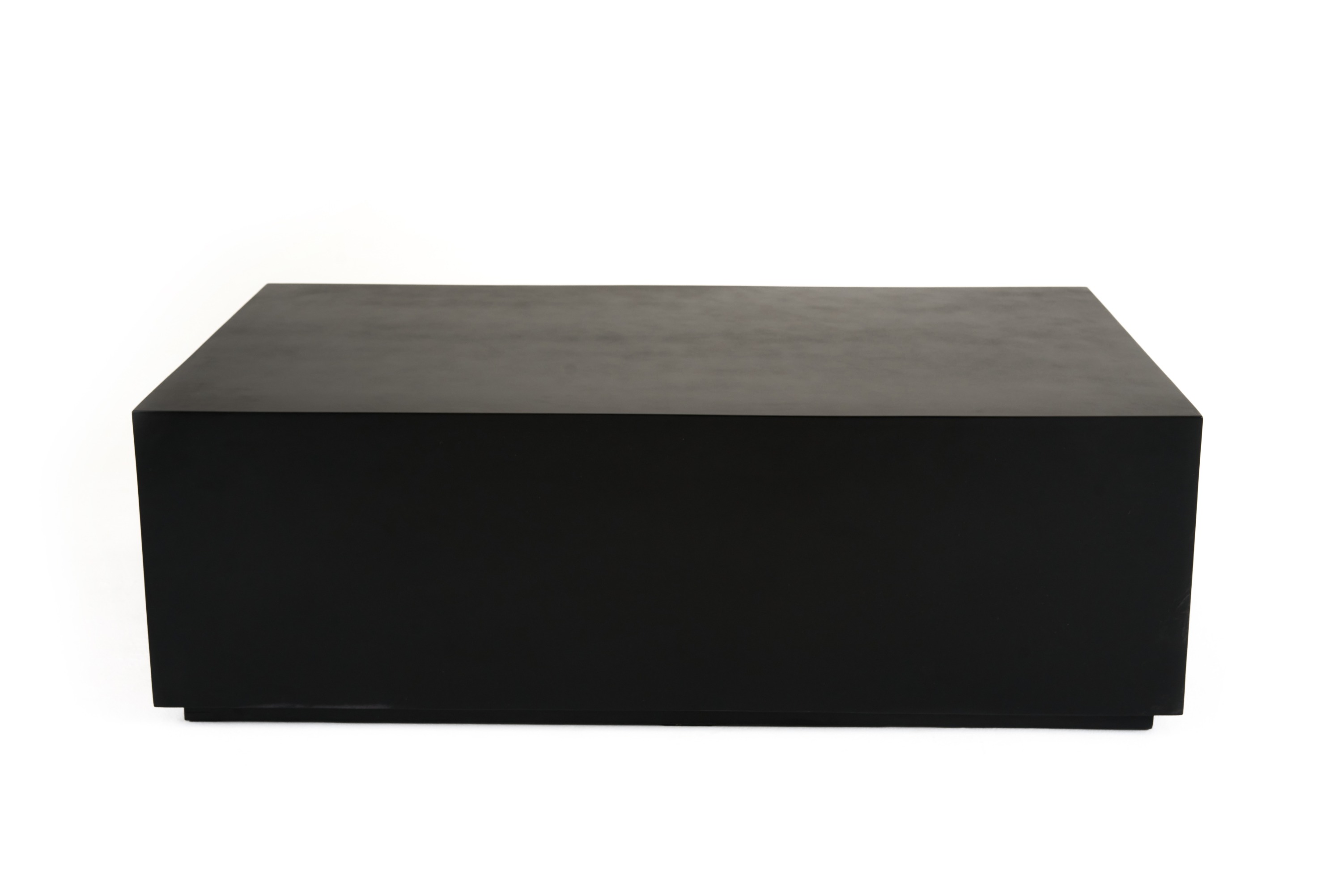 LA Furniture Fresno Modern Black Concrete Coffee Table VGGR-689980-BLK Contemporary Style by Vig Furnitrue Number 81856 Catch Home Goods