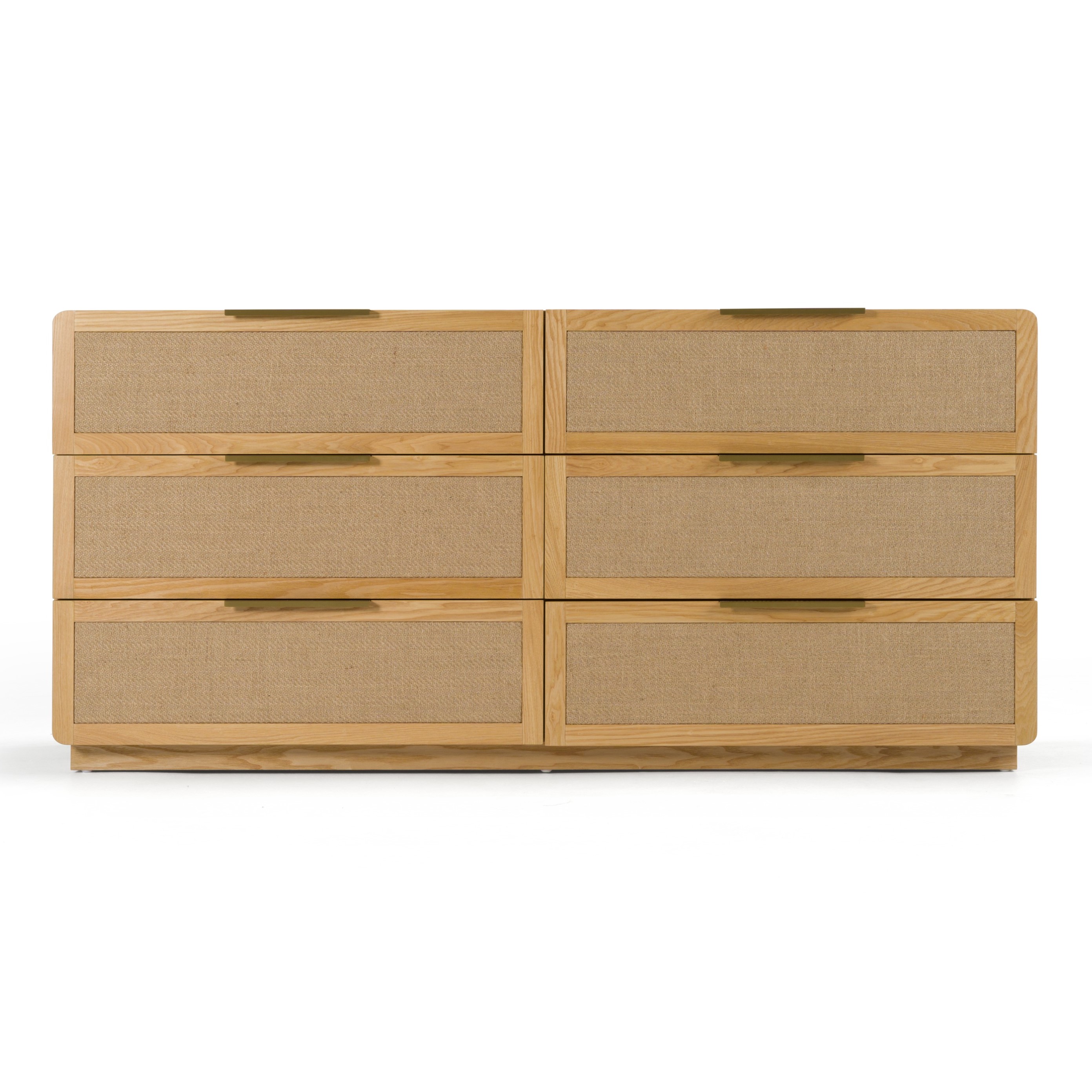LA Furniture Gavin Modern Natural Ash + Rattan Dresser VGVC-J2411-D-NAT Contemporary Style by Vig Furnitrue Number 82687 Catch Home Goods
