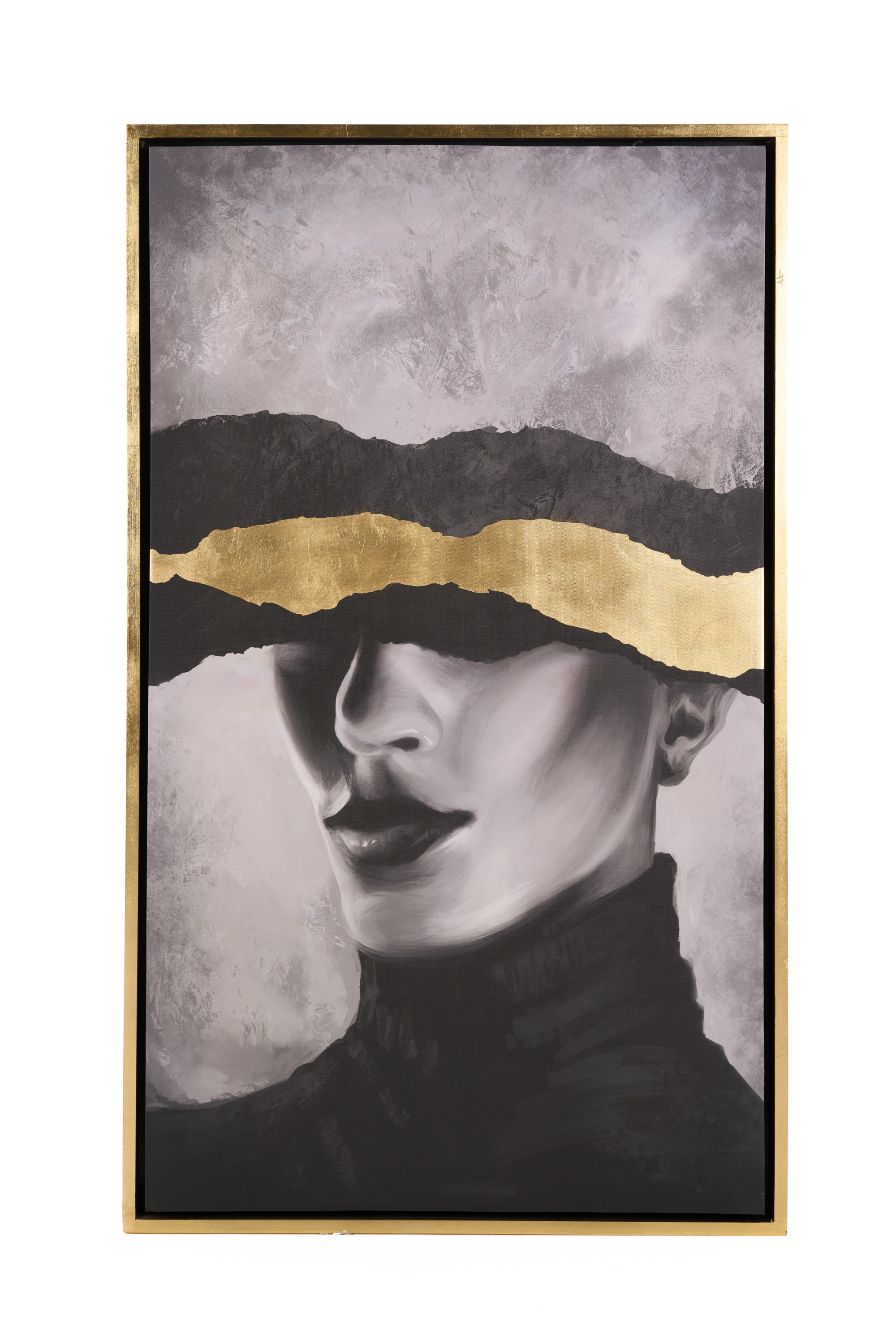 LA Furniture Golden Tide Modern 35" x 59" Painting VGVA-CO2304 Contemporary Style by Vig Furnitrue Number 81950 Catch Home Goods