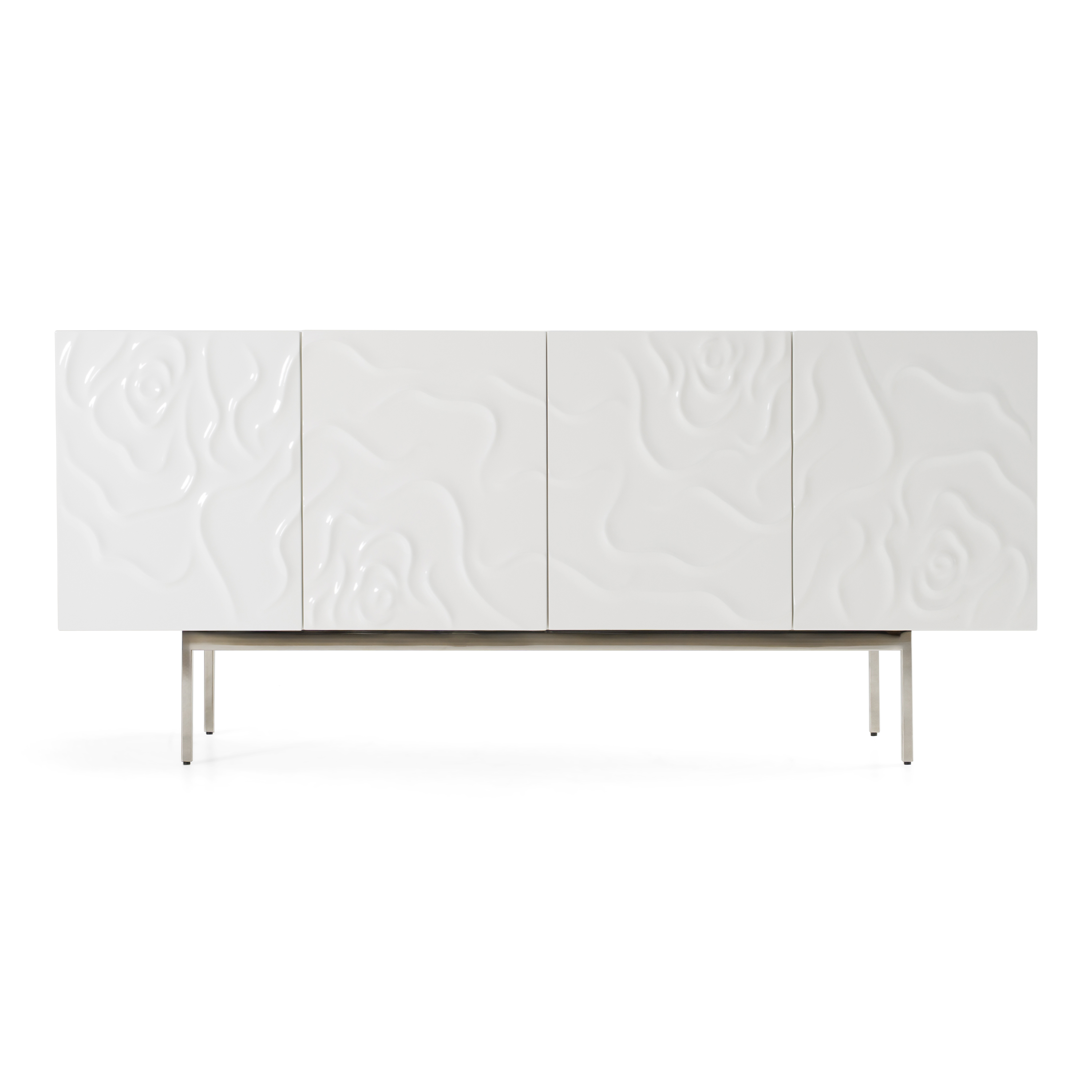 LA Furniture Gwen Modern White High Gloss Buffet VGVCG2007-BUF-WHT Contemporary Style by Vig Furnitrue Number 77624 Catch Home Goods
