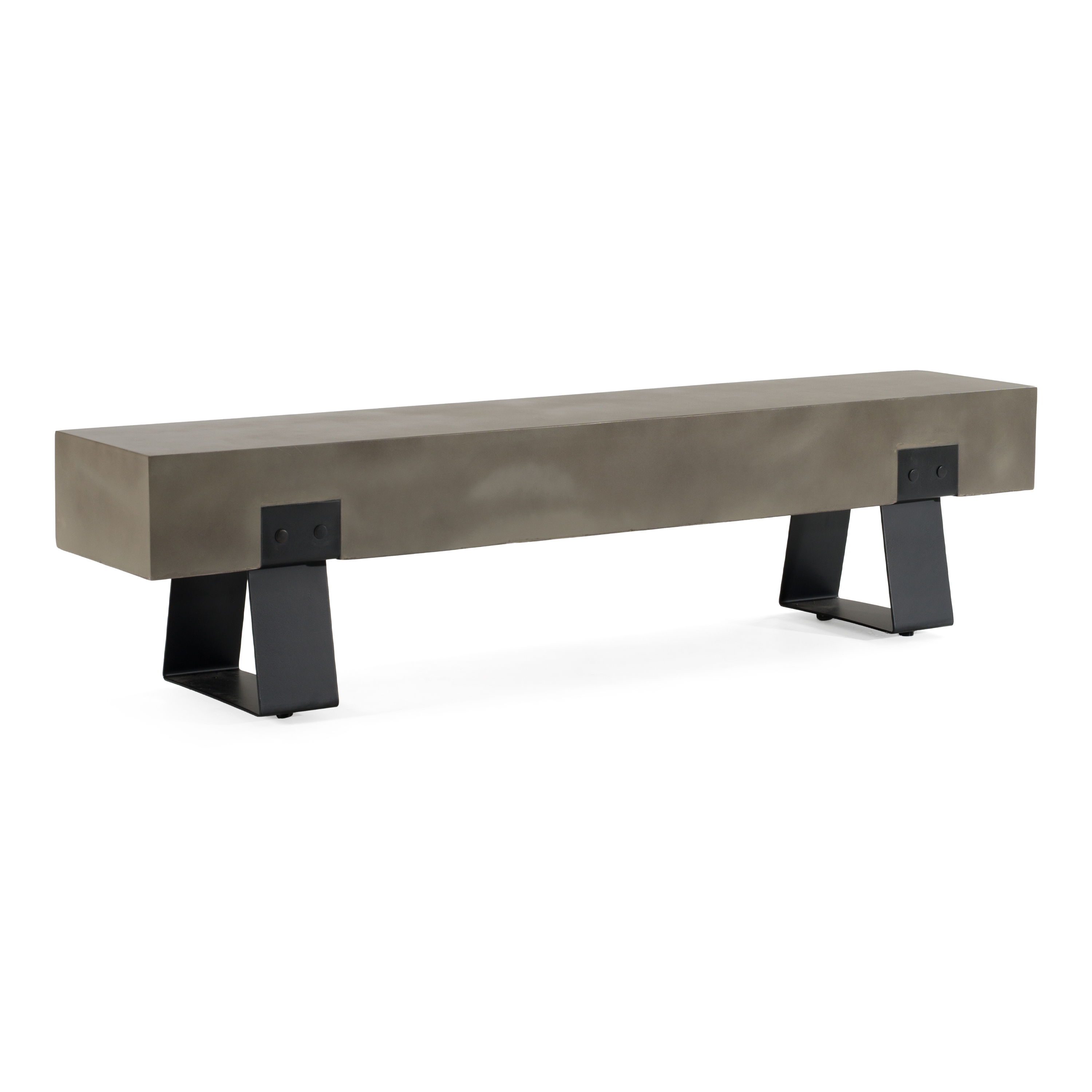 LA Furniture Haring Modern Concrete Bench VGGR611290 Contemporary Style by Vig Furnitrue Number 72586 Catch Home Goods