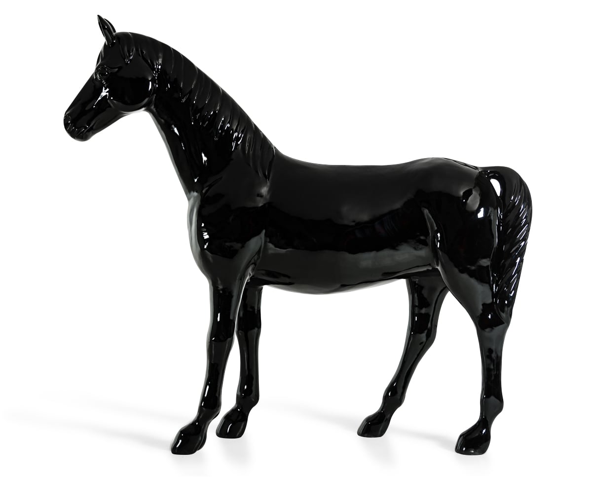 LA Furniture Black Full Size Horse Sculpture VGTHSV-001-BLK Contemporary Style by Vig Furnitrue Number 71795 Catch Home Goods