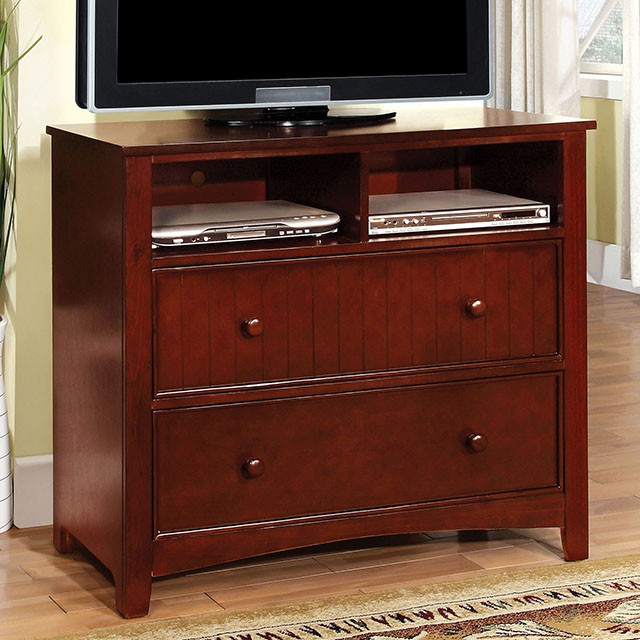 Furniture Of America Omnus Transitional Cherry Media Chest Model CM7905CH-TV