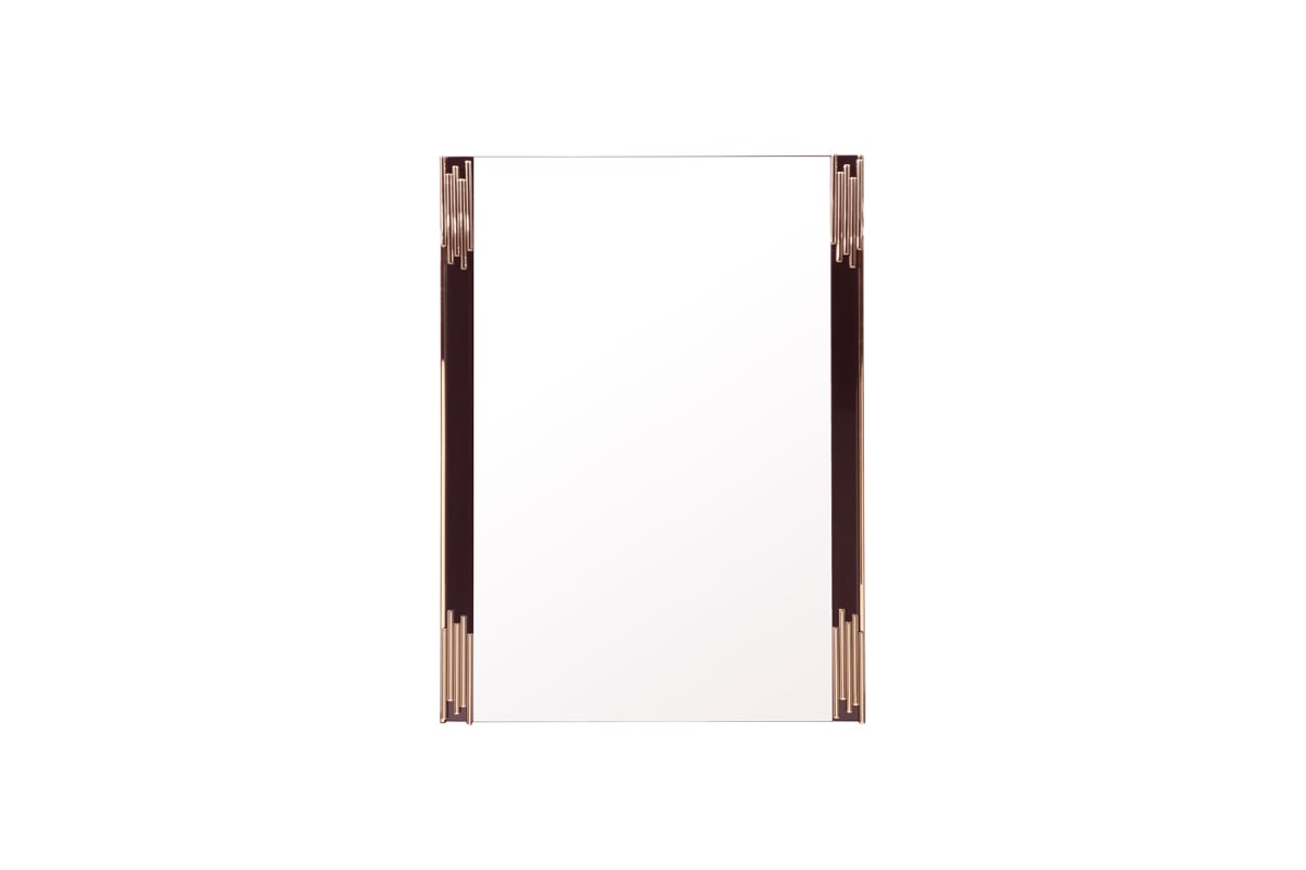 LA Furniture Token Modern Black & Gold Mirror VGVCJ815-M Contemporary Style by Vig Furnitrue Number 74258 Catch Home Goods