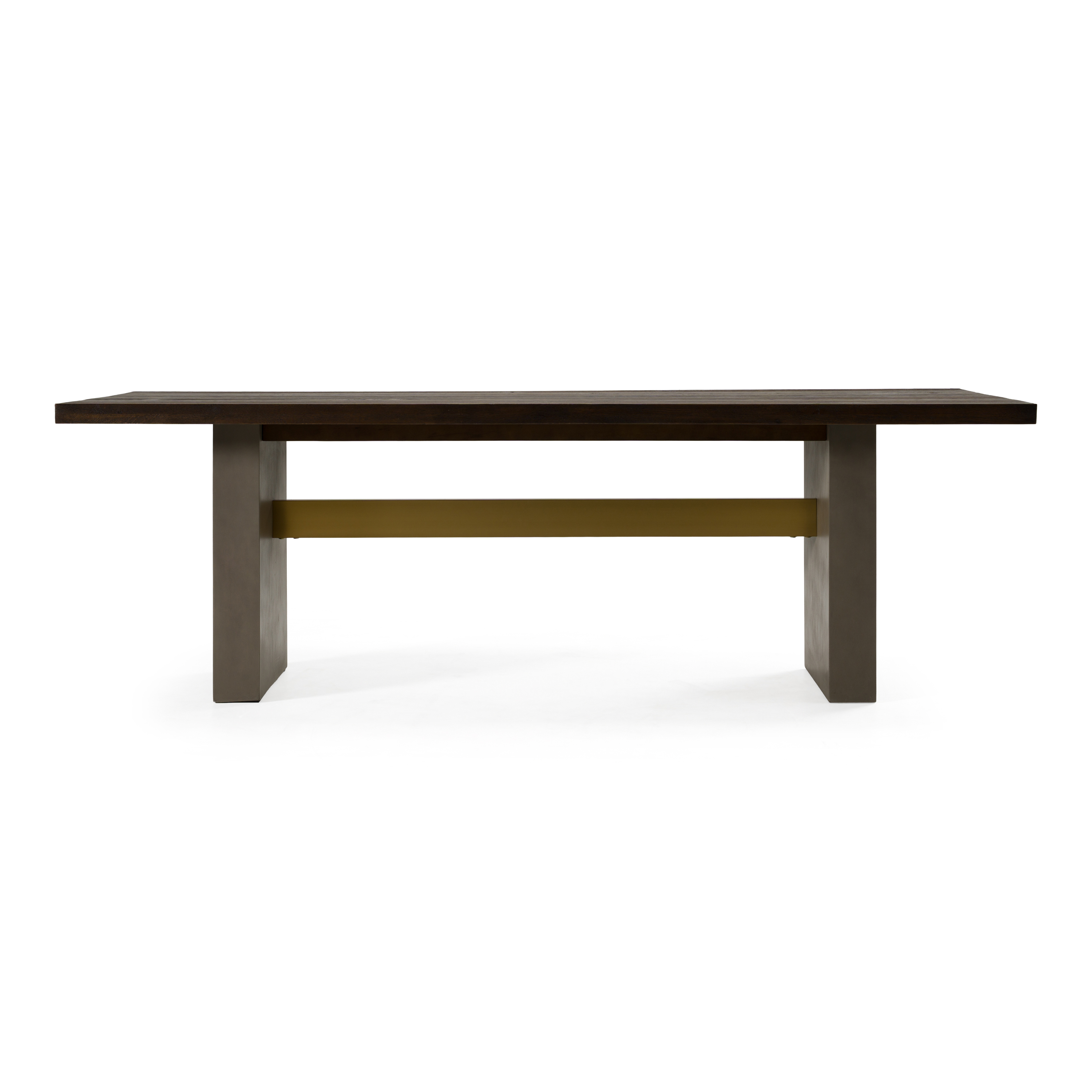 LA Furniture June Modern Dark Grey & Walnut Dining Table VGGR639082-WAL-DT Contemporary Style by Vig Furnitrue Number 78560B Catch Home Goods