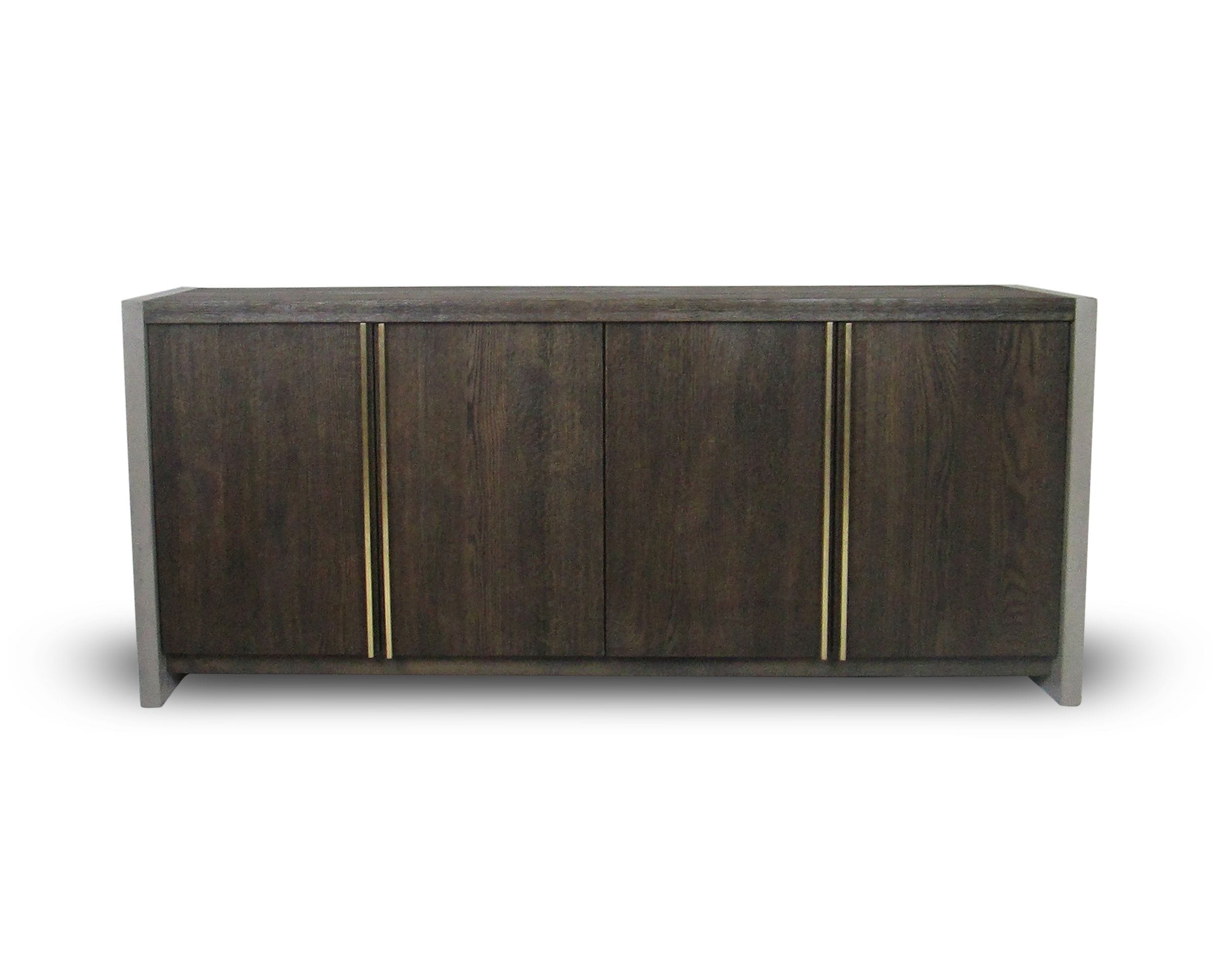 LA Furniture June Modern Dark Grey & Walnut Buffet VGGR639083-WAL-BUF Contemporary Style by Vig Furnitrue Number 78561 Catch Home Goods