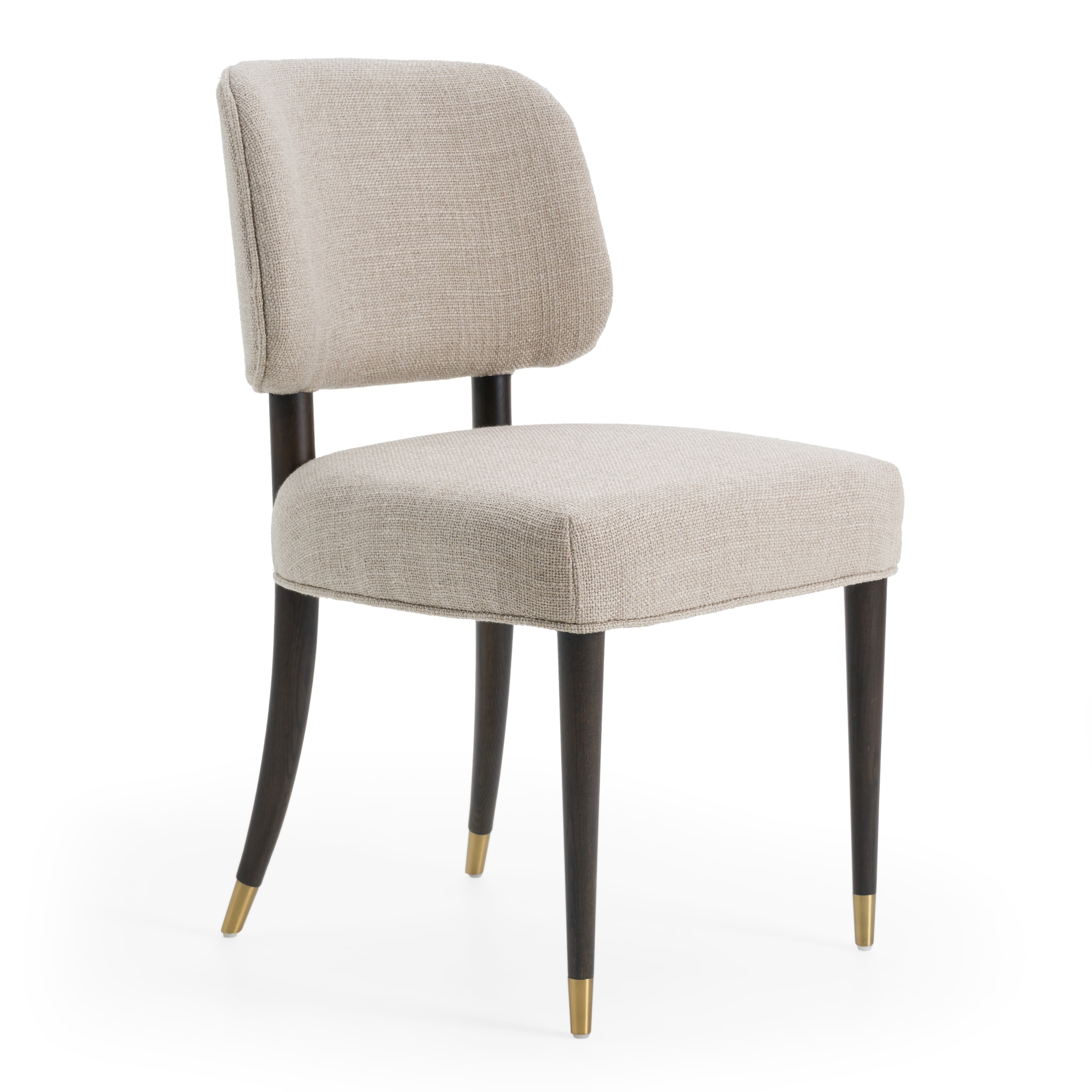 LA Furniture Kathy Modern Beige Fabric + Oak Dining Chair (Set of 2) VGMY-3750-SC-BGE Contemporary Style by Vig Furnitrue Number 82754Z Catch Home Goods