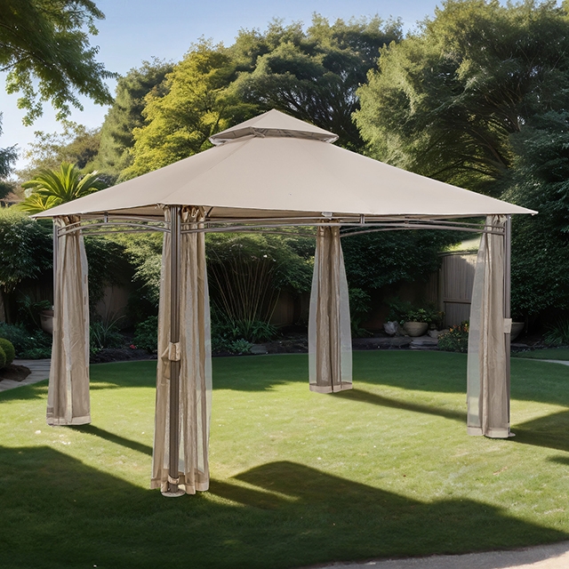Furniture Of America Gordola Transitional Brown Outdoor Canopy 13' X 10' Model LA-A001BR