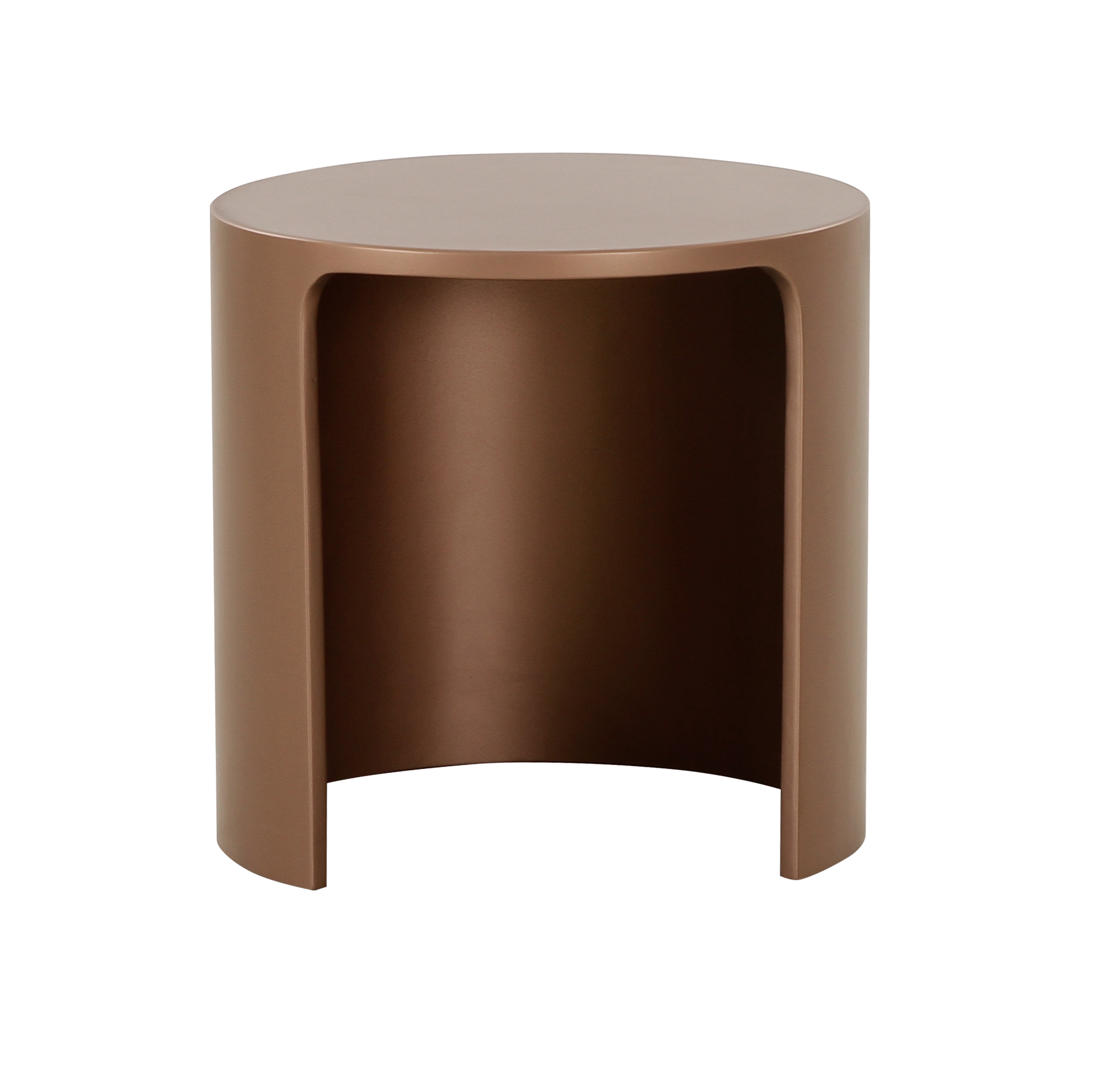 LA Furniture Laura Modern Round End Table VGOD-LZ-280E-ET Contemporary Style by Vig Furnitrue Number 80043 Catch Home Goods