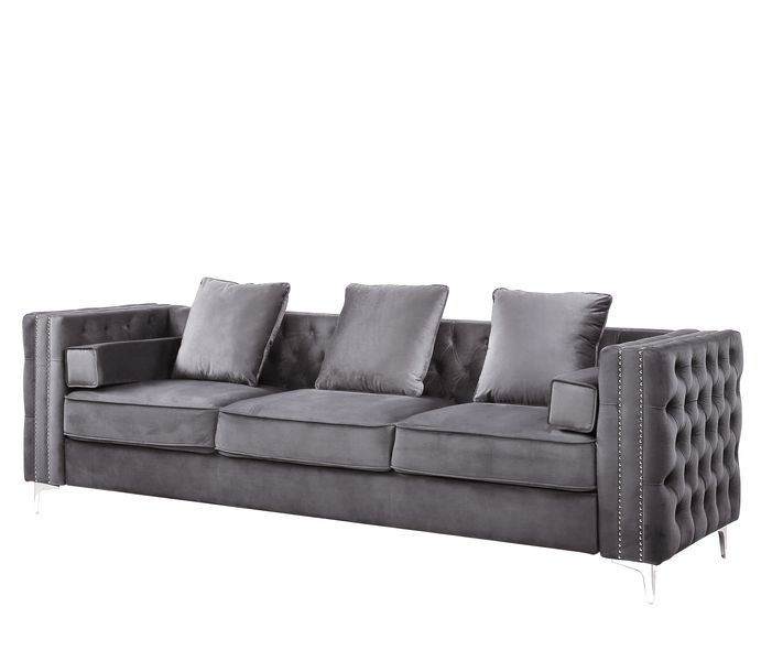 Acme Bovasis Sofa with 5 Pillows Model LV00368