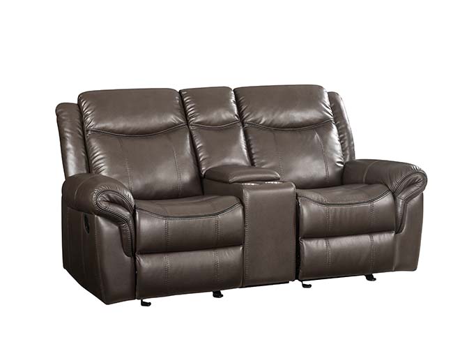 Acme Lydia Motion Loveseat with USB & Console Model LV00655