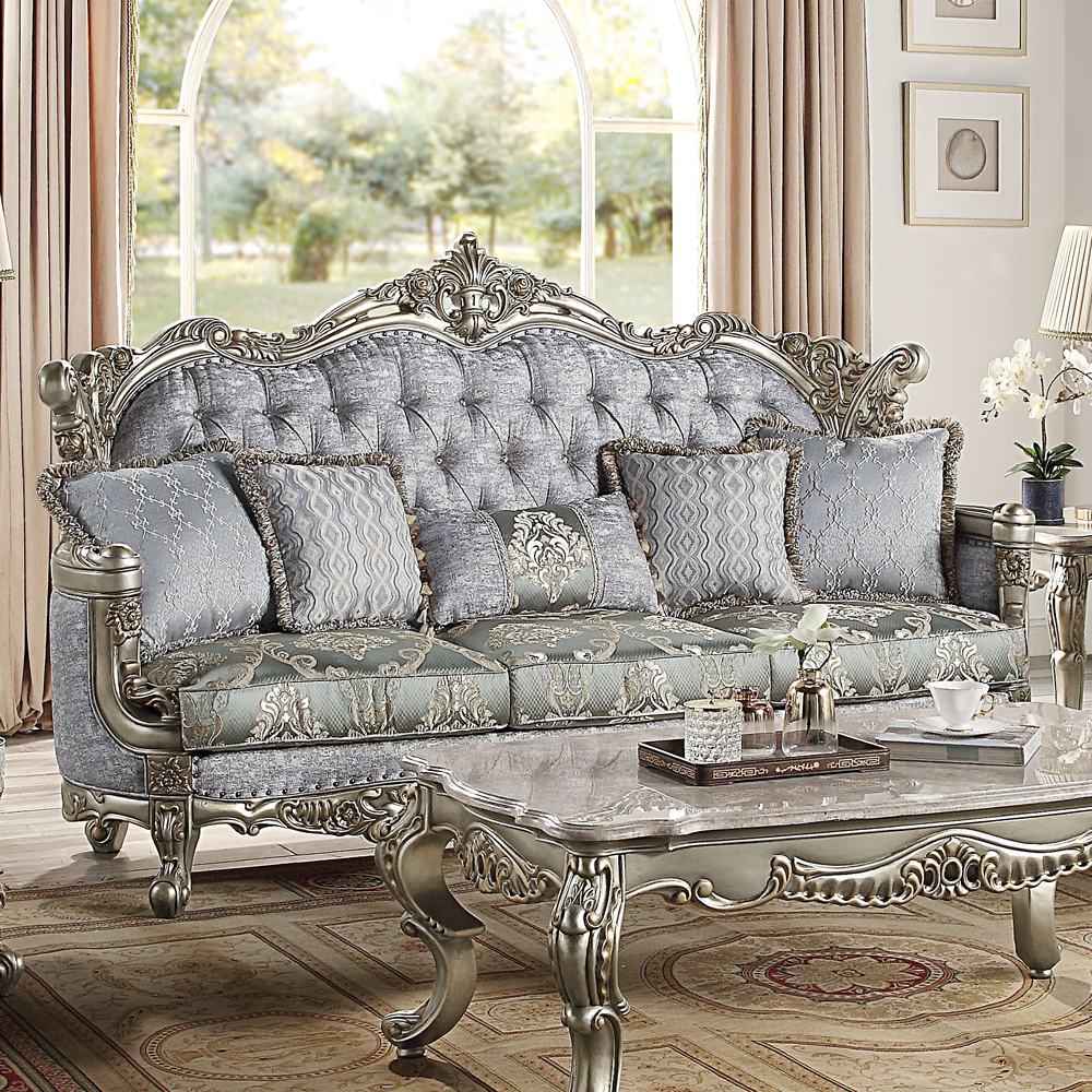 Acme Miliani Sofa with 5 Pillows Model LV01780