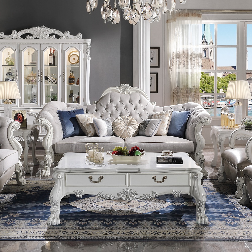 Acme Dresden Sofa with 7 Pillows Model LV02244