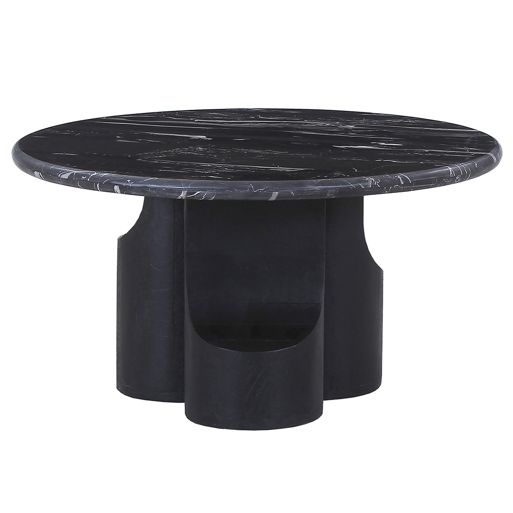 Acme Kinton Coffee Table with Natural Marble Top Model LV04785