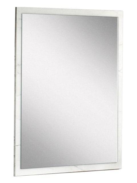 LA Furniture Marbella Italian Modern White Marble Mirror VGACMARBELLA-MIR Contemporary Style by Vig Furnitrue Number 76355 Catch Home Goods