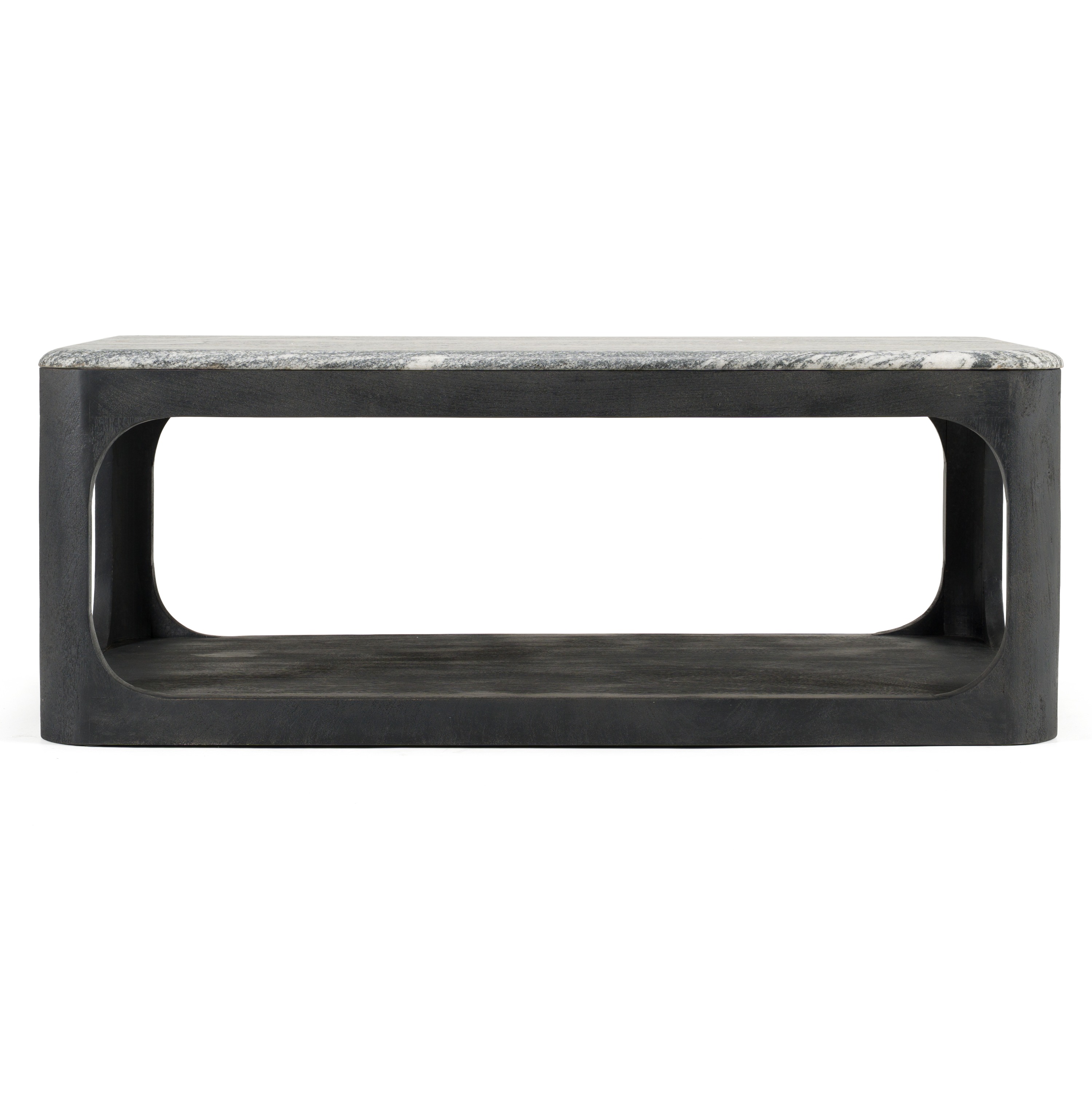 LA Furniture Marco Modern Black & White Granite Coffee Table VGNR-NI90022 Contemporary Style by Vig Furnitrue Number 83191 Catch Home Goods