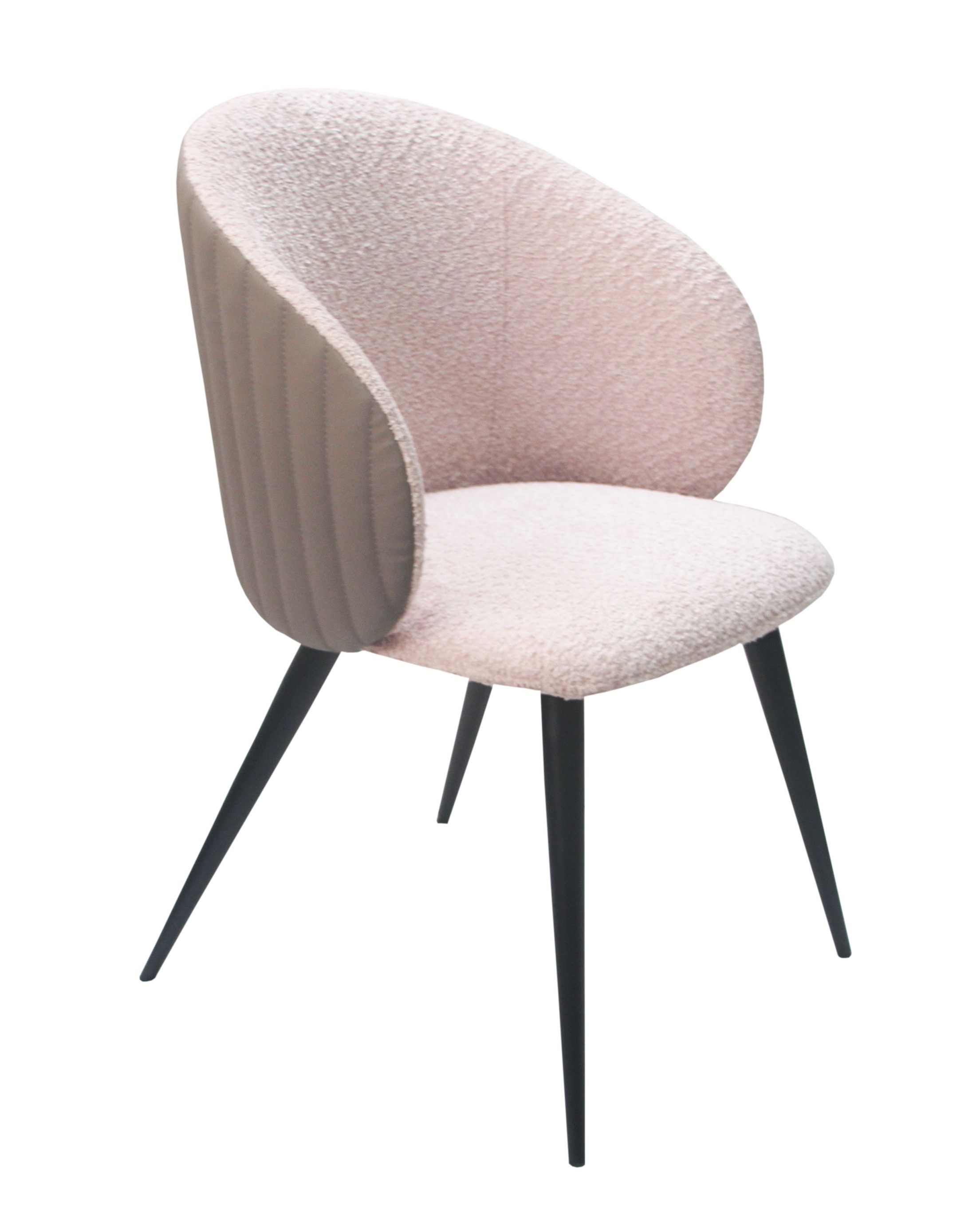 LA Furniture Marnie Contemporary Gray + Pink Dining Chair VGYFDC1107-CRM-DC Contemporary Style by Vig Furnitrue Number 79626 Catch Home Goods