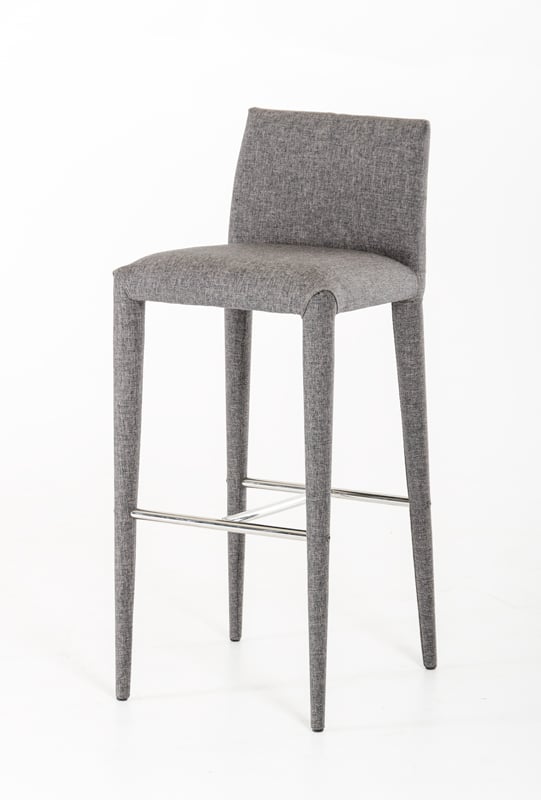 LA Furniture Medford Mid-Century Grey Fabric Bar Stool VGEUMC-8219CH-B Contemporary Style by Vig Furnitrue Number 16774 Catch Home Goods