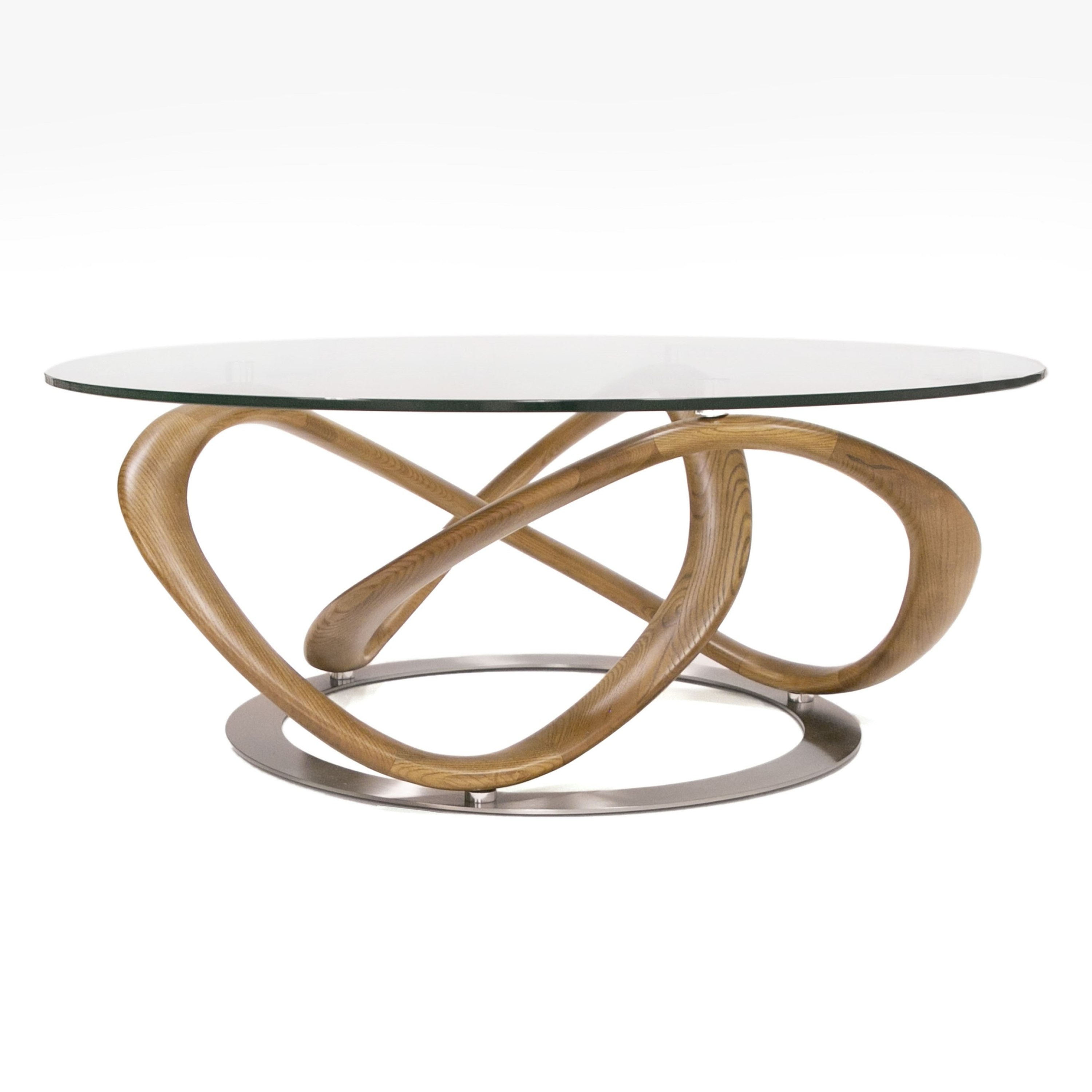 LA Furniture Michele Modern Glass + Walnut Coffee Table VGCSCT-20050-BRN-CT Contemporary Style by Vig Furnitrue Number 79225 Catch Home Goods