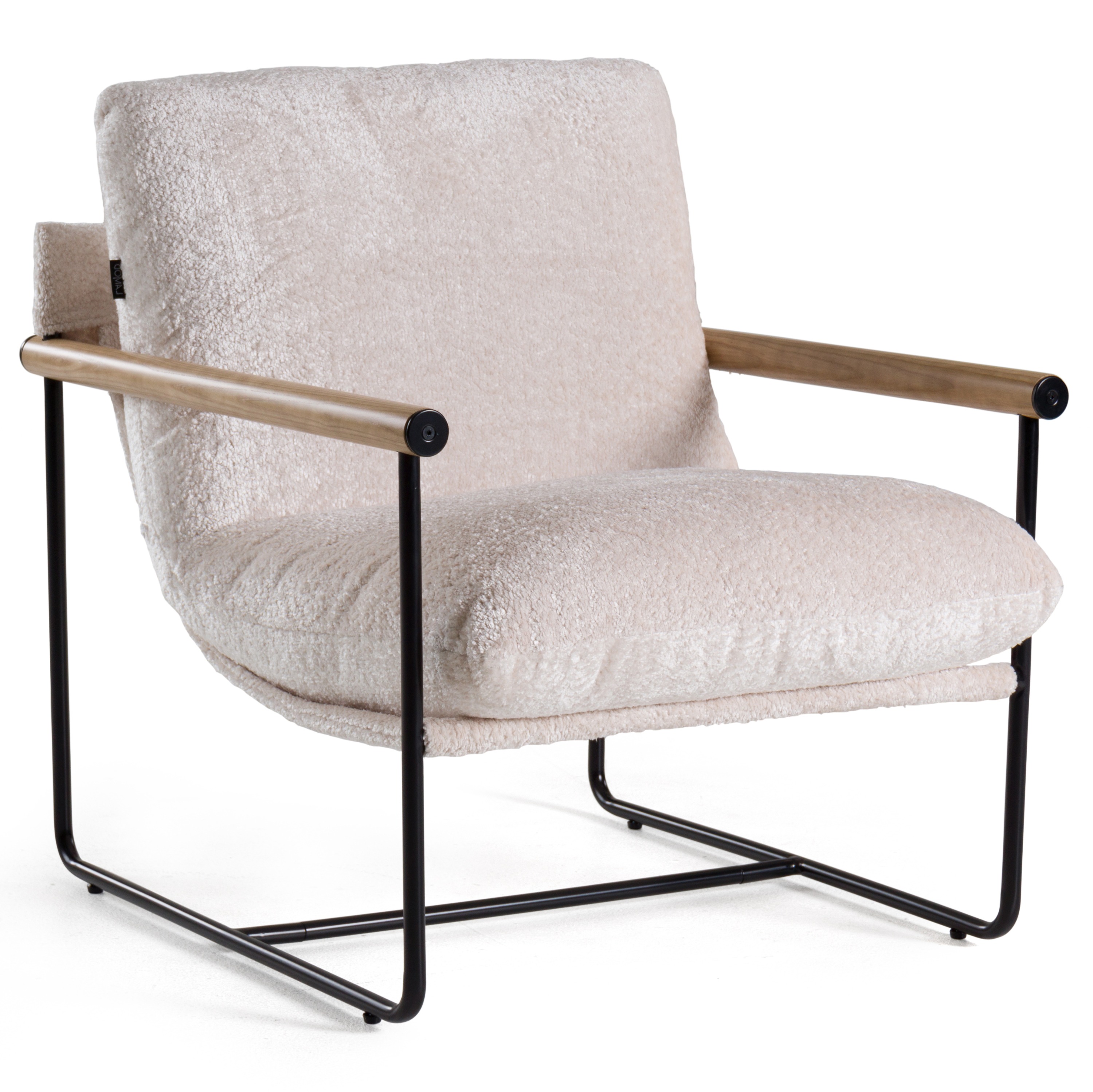 LA Furniture Moorcroft Modern Beige Fabric Accent Chair VGKK-KF.A2021-BGE Contemporary Style by Vig Furnitrue Number 82727 Catch Home Goods