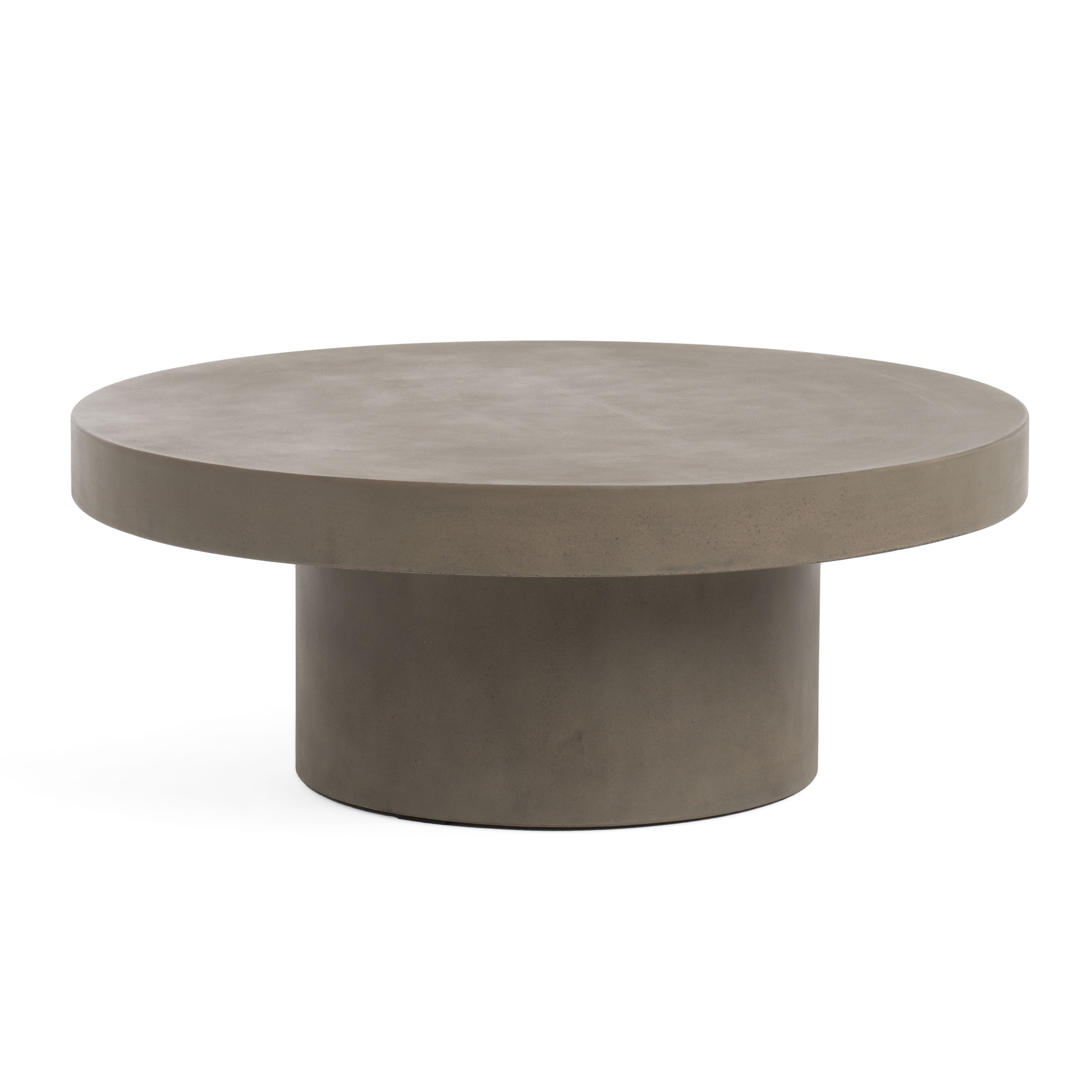 LA Furniture Morley Modern Round Concrete Coffee Table VGGR649992-RND Contemporary Style by Vig Furnitrue Number 81678 Catch Home Goods